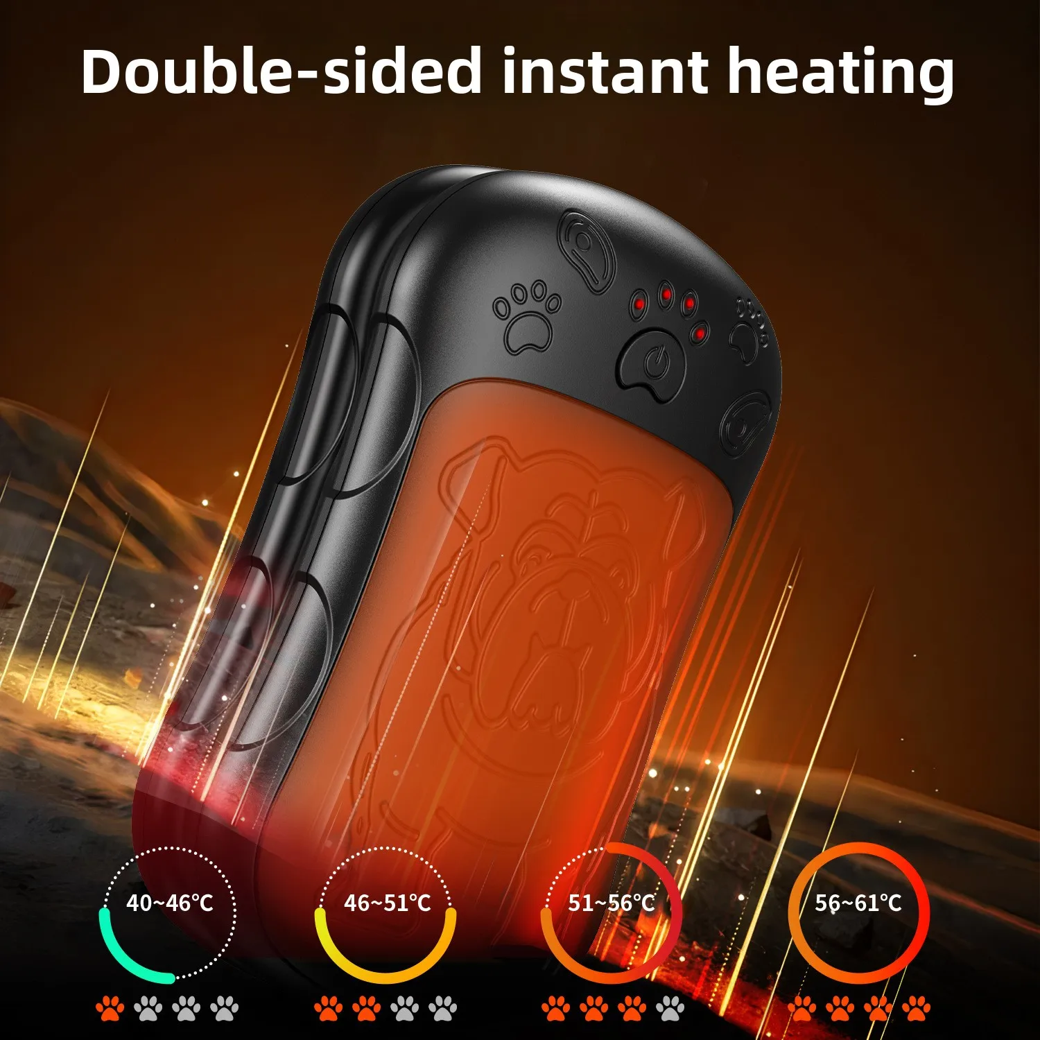 2025 جديد Hanfadou سبليت جهاز تدفئة محمول 2 في 1 جهاز تدفئة محمول كهربائي مغناطيسي #3