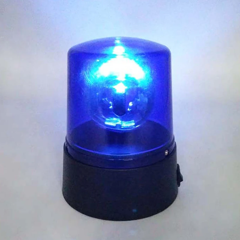 Luz LED estroboscópica Circular intermitente para coche, lámpara de advertencia de luz de policía de techo con batería para camión de carga, vehículo escolar