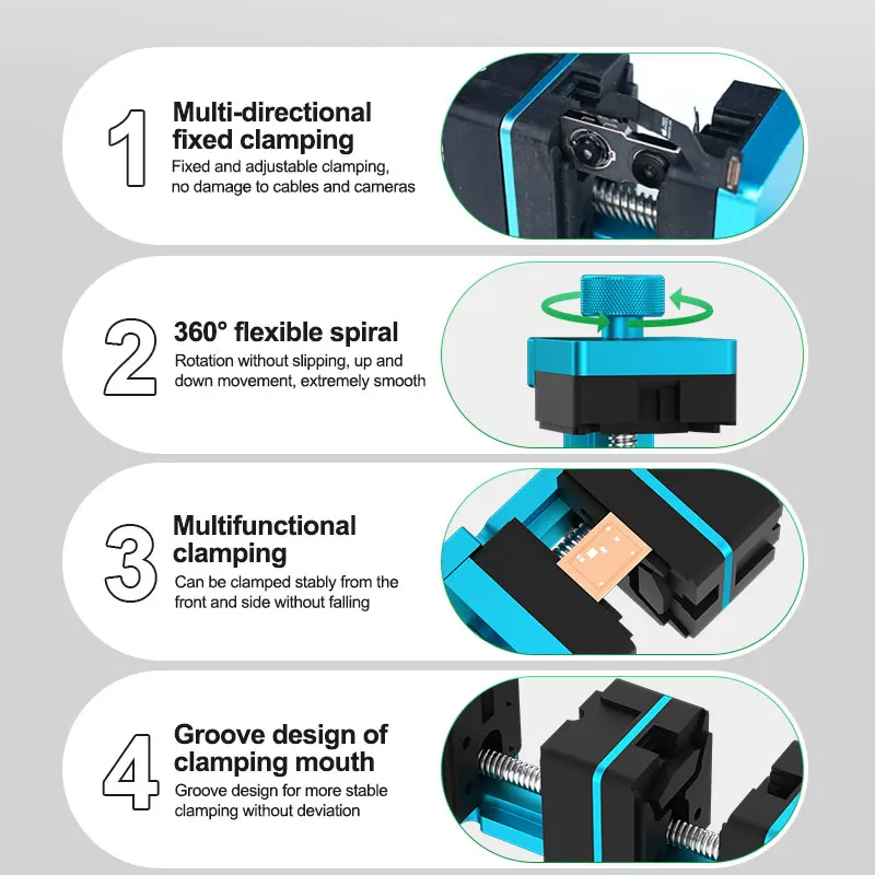 RELIFE TF3 Camera Repair Multi-function Fixture 360° Flexible Spiral Multi-angle Clamping，All-round Repair Tools