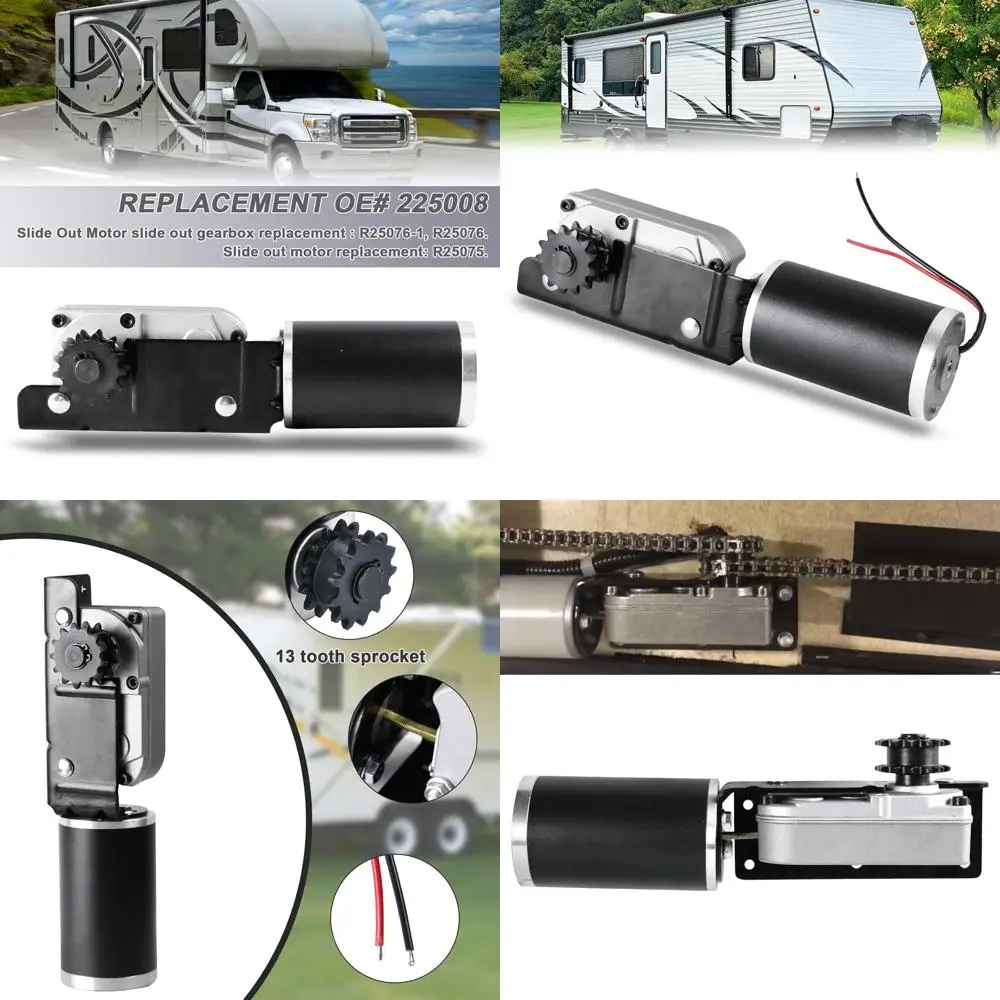 

Выдвижной двигатель коробки передач для автофургона. Замена 225008. Выдвижной трос двигателя. Корпус шестерни двигателя. 13-зубчатая звездочка, совместимая с.