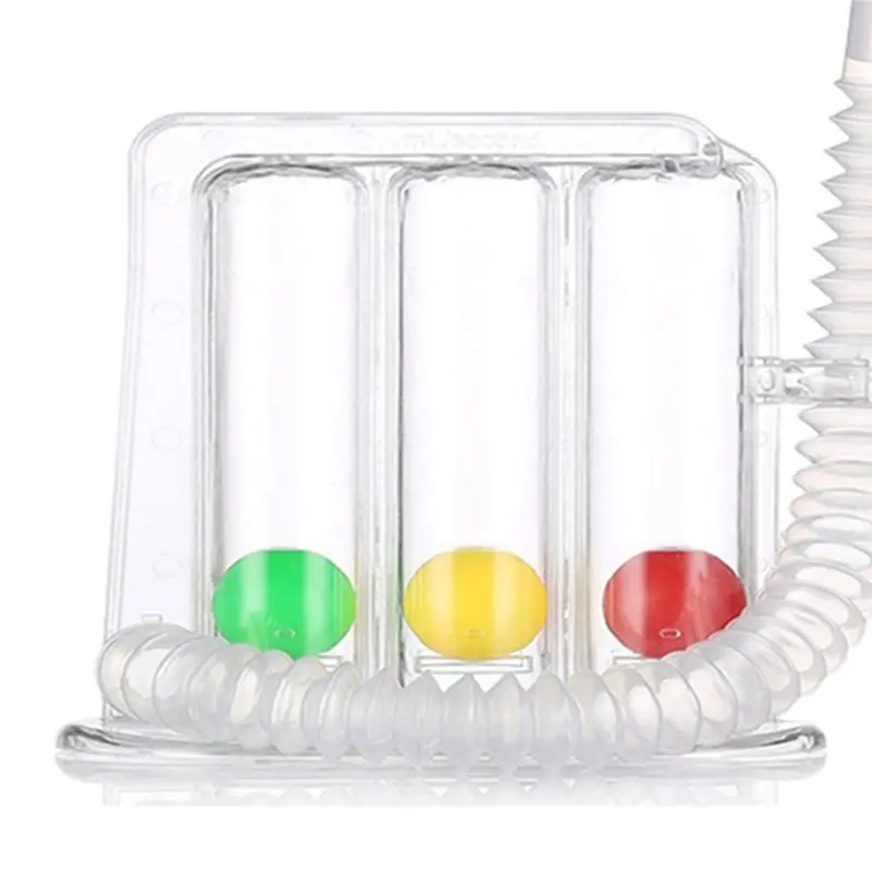 A27U Upgraded Deep Lung Exerciser With Breath Measurement, Portable Sports Breathing Trainer For Household Health Care