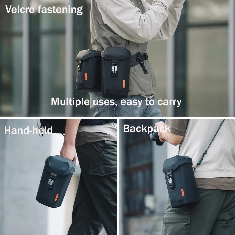 حقيبة عدسة PGYTECH حقيبة تخزين كاميرا DSLR 70200 حقيبة عدسة غطاء حماية لعدسة المقربة مناسبة لحقيبة عدسات نيكون كانون