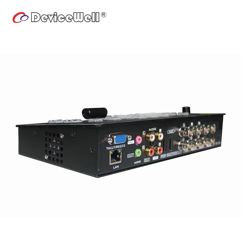 HDS7106 TV Broadcaster Equipment Six Channel Portable SDI Video Switcher