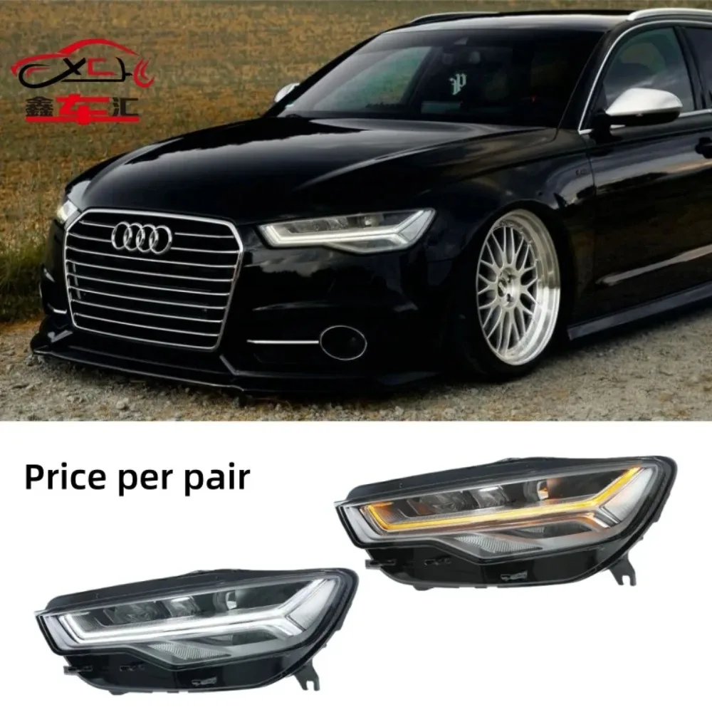 

For retrofitting 2012-2018 Audi A6C7/PA headlight assemblies with new high-spec matrix lenses and LED daytime running lights.