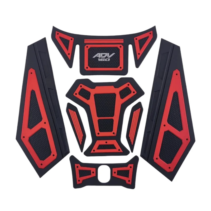 

A79F-For Honda ADV160 2022 2023 2024 Motorcycle Tank Pad Protector Sticker Decal Gas Knee Grip Traction Pad