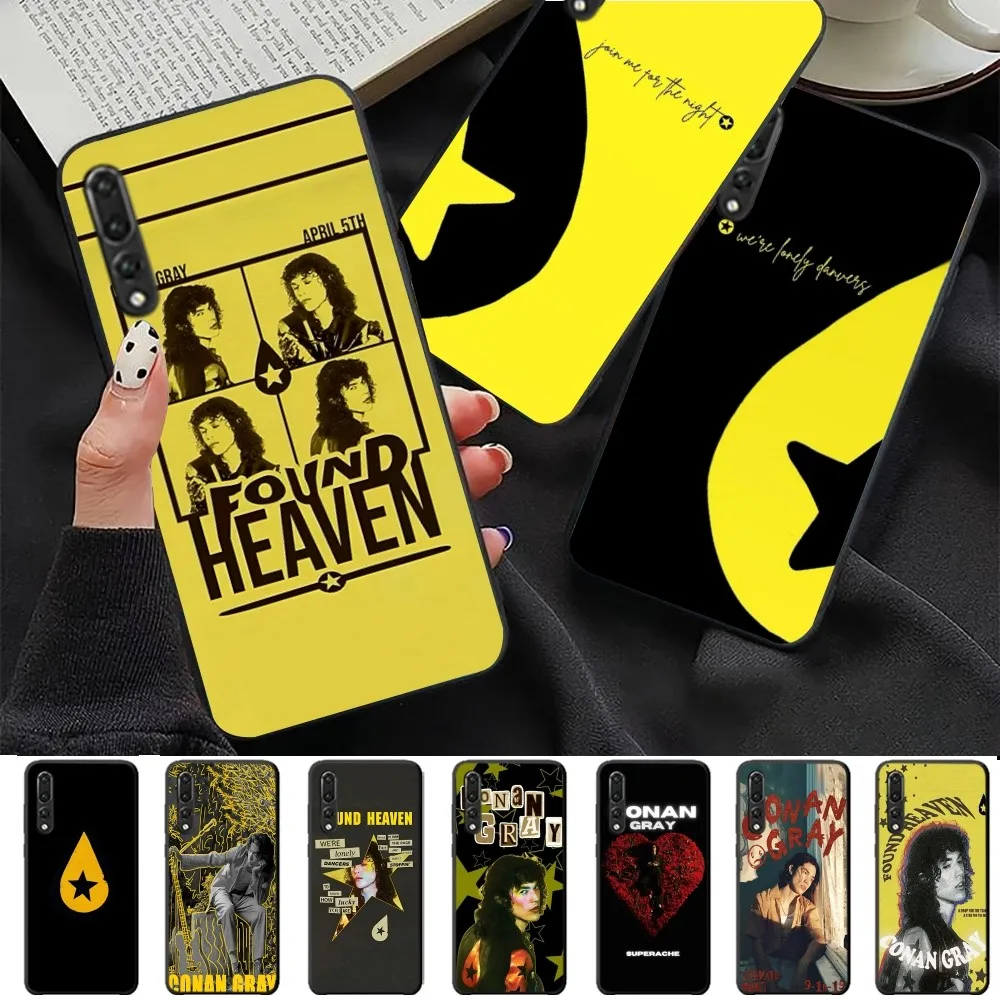 Singer C-Conan G-Gray Phone Case For Huawei P 8 9 10 20 30 40 50 Pro Lite Psmart Honor 10 Lite 70 Mate 20lite