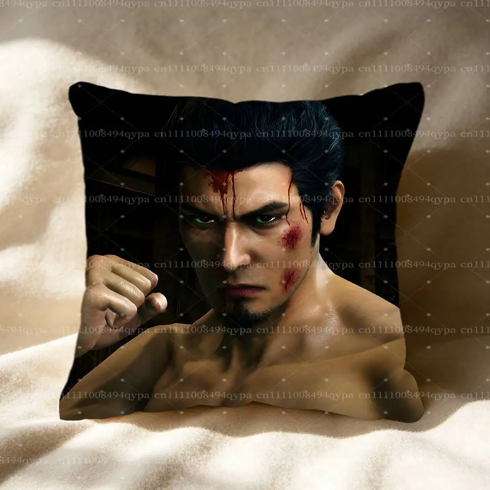 Kiryu L-Like A Dragon Yakuza  Throw Pillow Cushion Cases Kawaii Decorative Living Room Decor Soft Decorative Pillows
