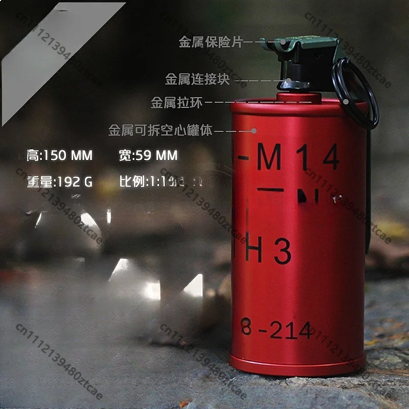 Military Style Static Grenade Model Non‑Functional Resin Teaching Aid Desktop Collectible Decor