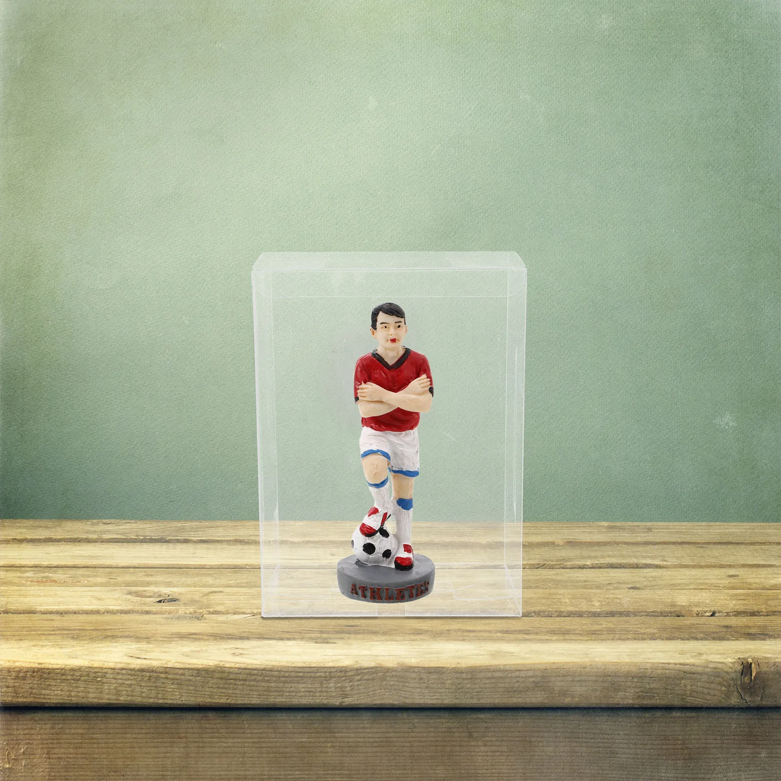 

5pcs Transparent Storage Boxes Clear Display Case for Collectibles Figures Dustproof Stackable Plastic Container