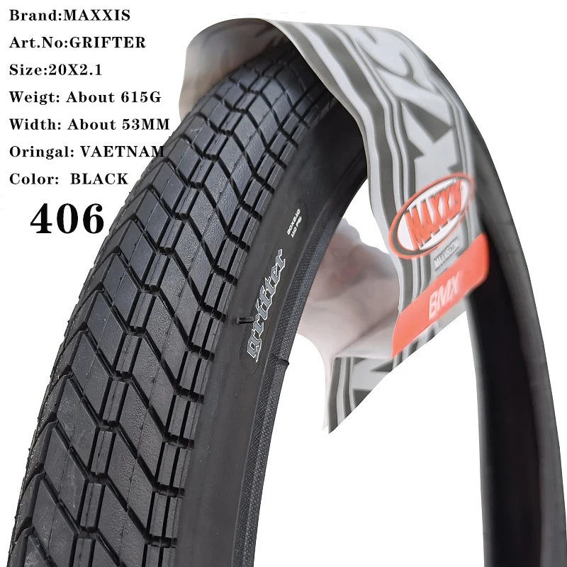 MAXXIS DETONATOR GRIFTER TORCH  WIRE   BICYCLE TIRE OF BMX 451 406  20 INCH Bicycle Tire