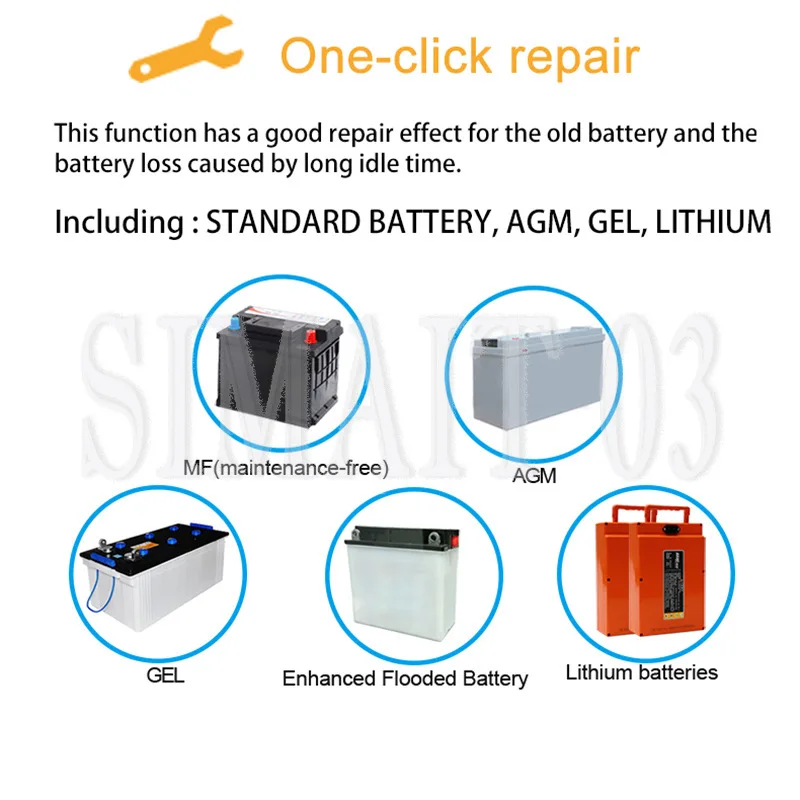 4A/13A/26A Smart AGM Battery Charger | 6V/12V/24V Auto Detection | Car/Marine Lead-Acid Maintainer with LCD Display