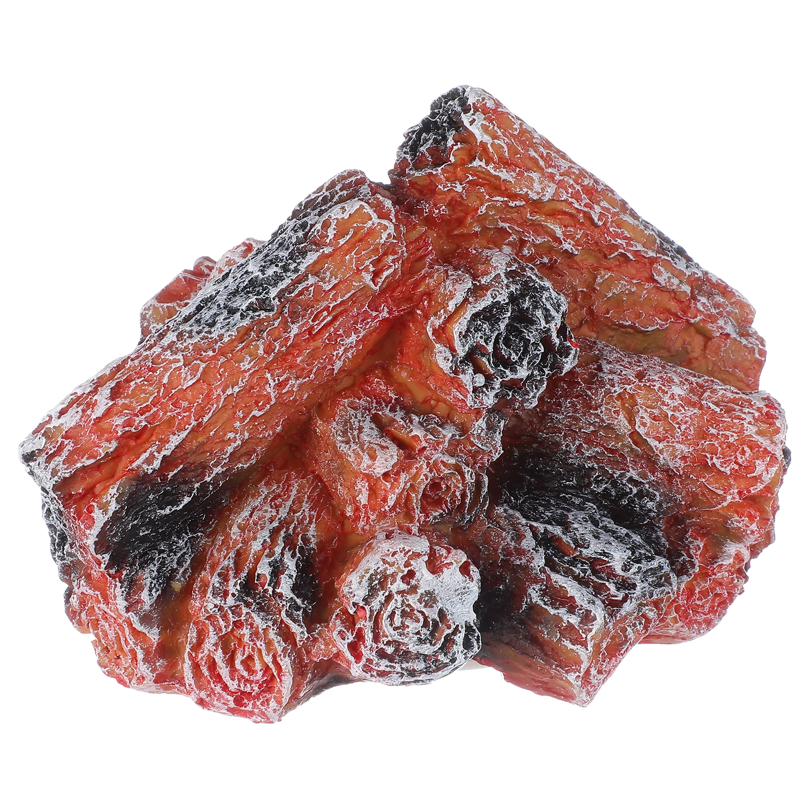 

LED Resin Fake Fire Lamp USB Powered Realistic Charcoal Flameless Campfire Light Christmas Halloween Night Light Home Decor