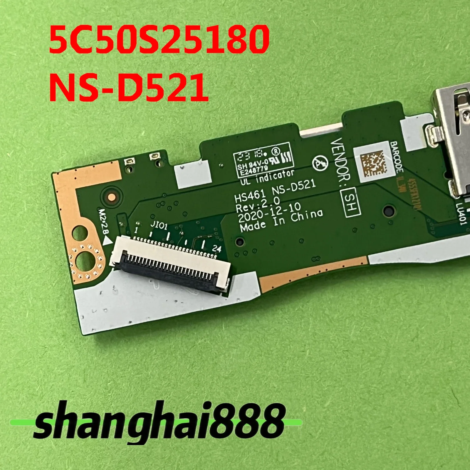 new for Lenovo IdeaPad 3-14ADA6 3-14ALC6 82KT USB Board I/O power button 5C50S25180 NS-D521