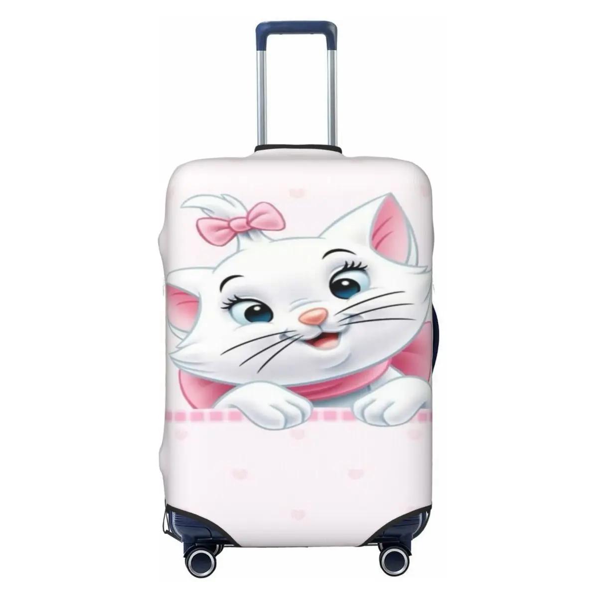 

Чехол для чемодана с аниме-котиками Custom Maries, моющийся, защитный, подходит для чемоданов 18-32 дюйма