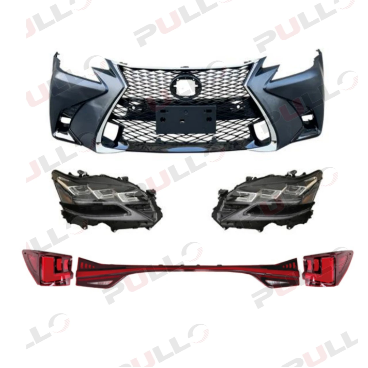 

Car Body Kit Suitable for Lexus GS 2012-2015 Upgrade to 2016 F SPORT Style with Headlights and Taillights