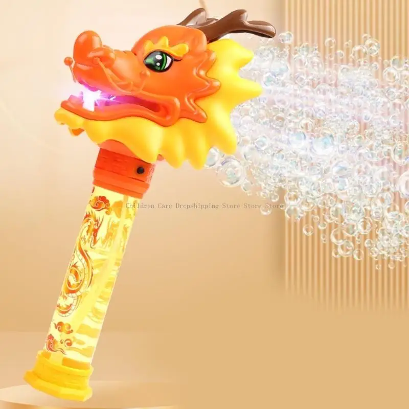 Light Up Bubble Toy Dragon Bubble Toy Festive Party Decors Boys Girl Gift