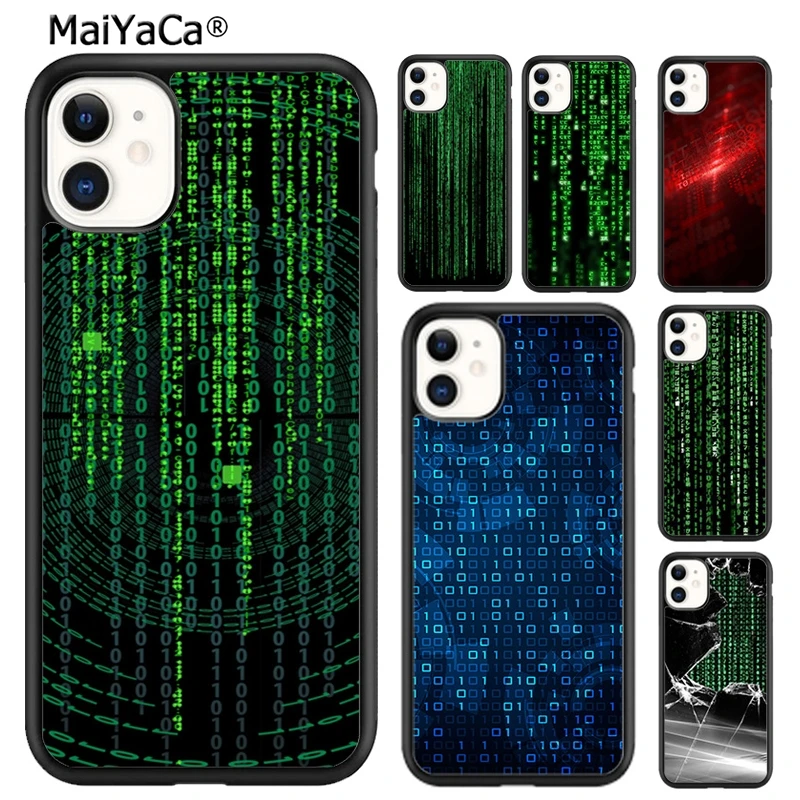 MaiYaCa Film Die Matrix Telefon Fall Abdeckung Für iPhone 16 15 SE 2020 6 7 8 plus 11 12 mini 13 14 pro max shell coque