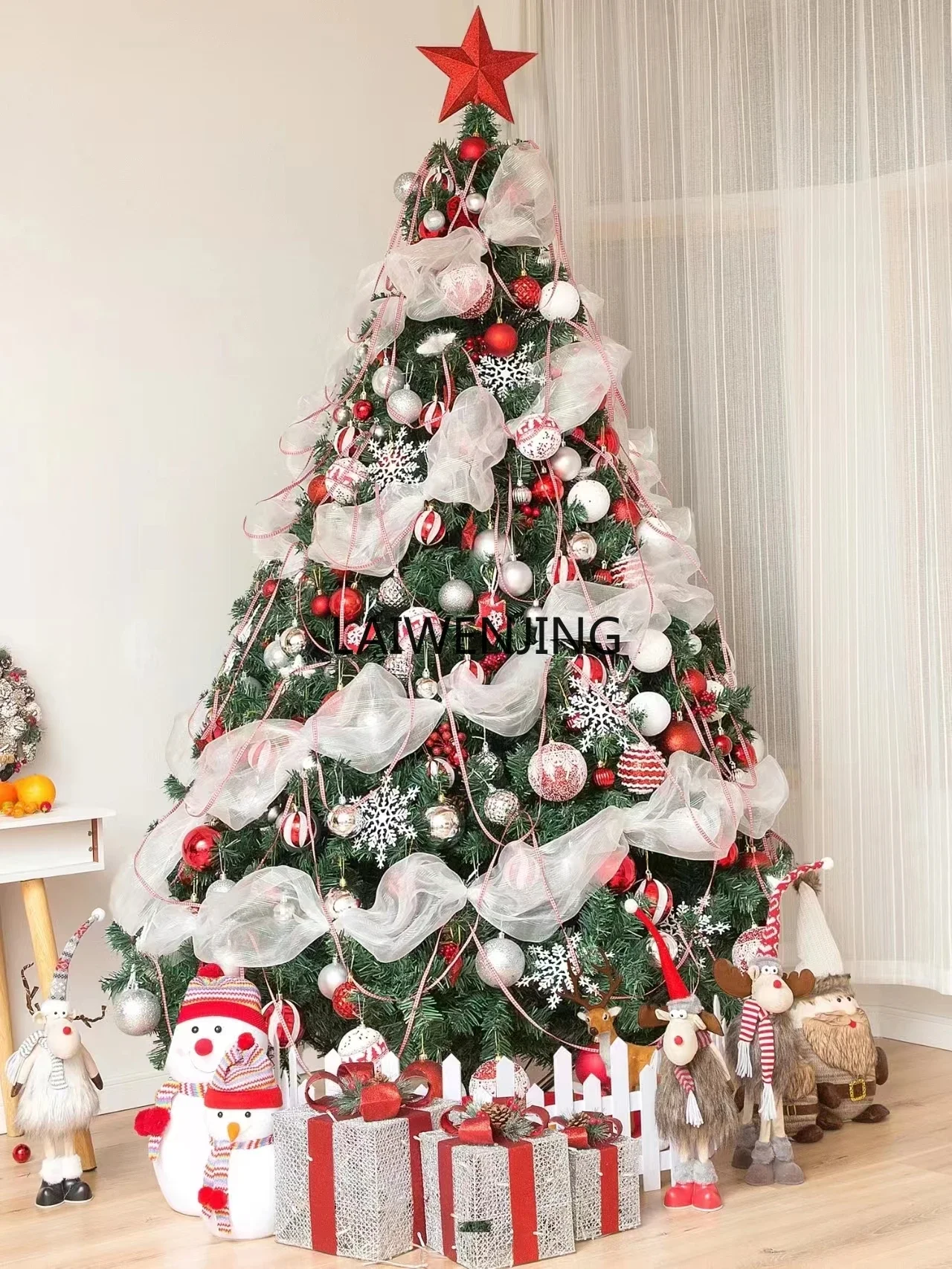 MJY Christmas decoration scene arrangement household Christmas tree package encryption customization