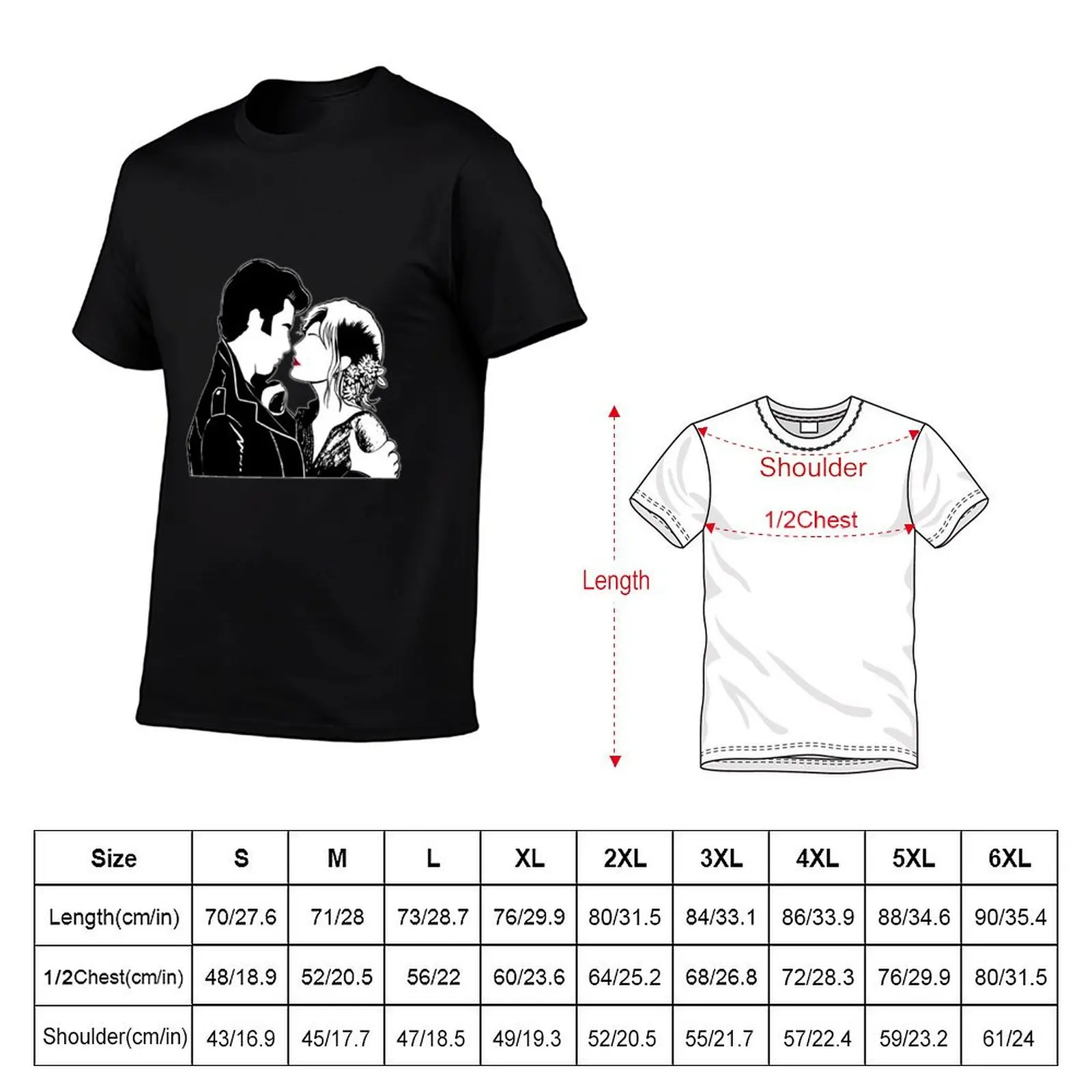 Grease 2 Cool Rider Michelle Pfeiffer Maxwell Caulfield T-Shirt Sporty Casual Quick Dry T-Shirt