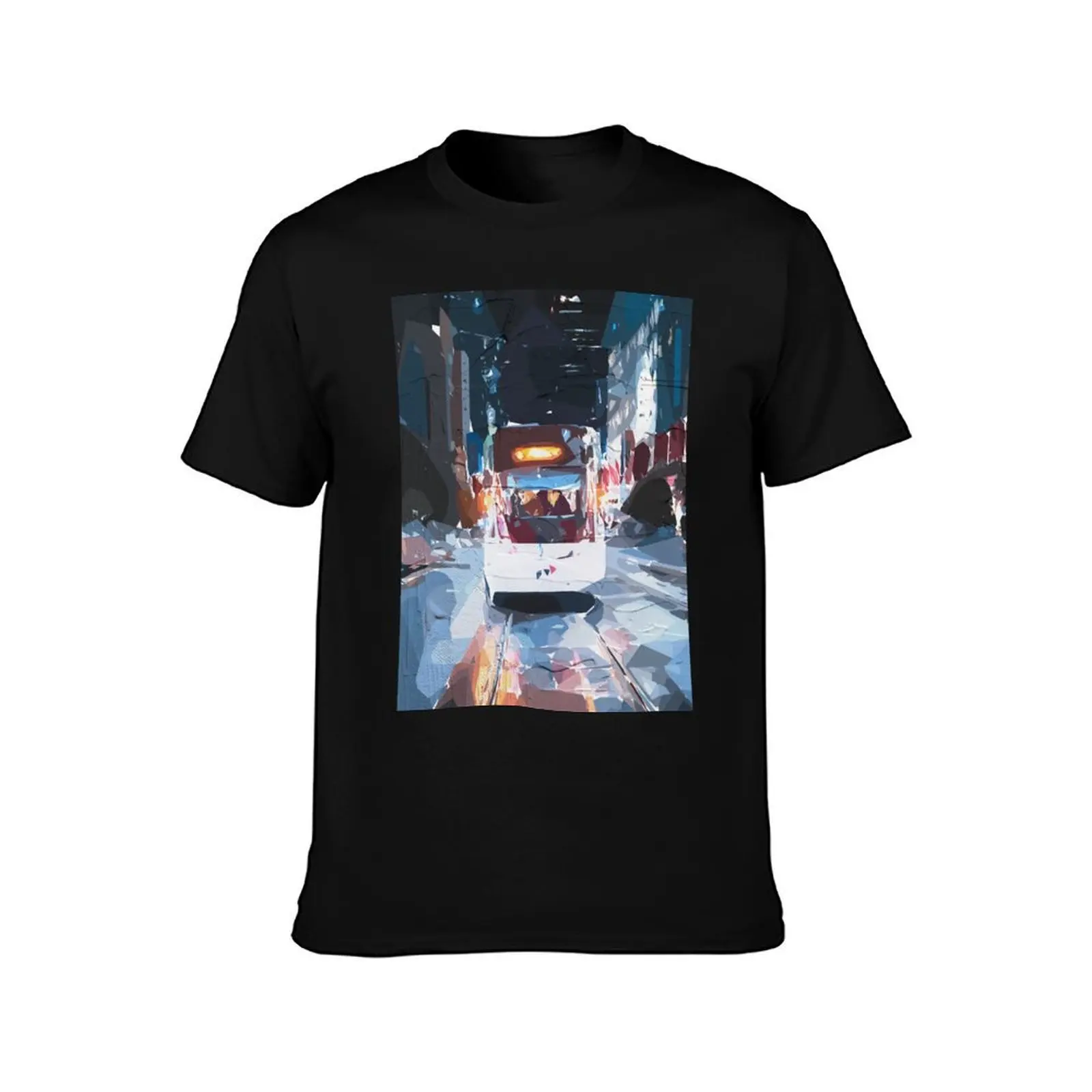 Melbourne Trams T-Shirt Fashion Casual Short Sleeve Top
