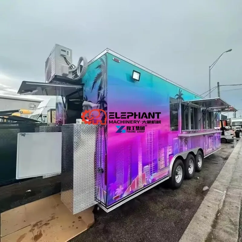 Fully Equipped Mobile Food Truck for Sale - Eco-Friendly Water Purification, Power Supply, Ideal for Food Vending