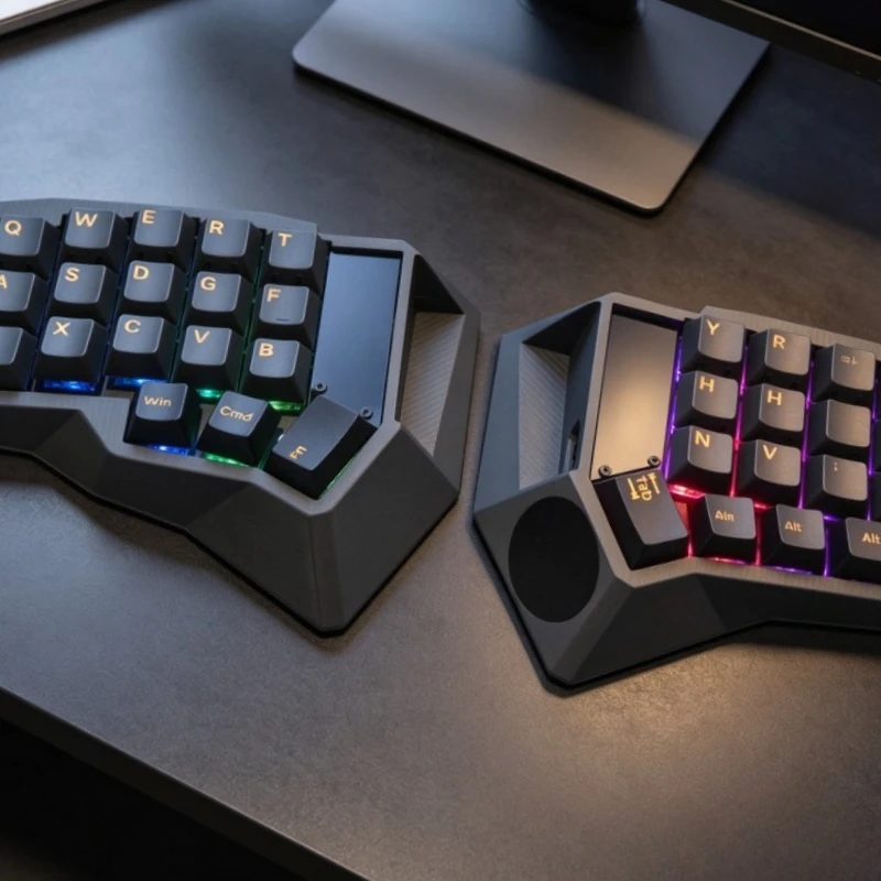 

Новая беспроводная раздельная клавиатура Corne 3x6 с тачпадом, настраиваемая, с горячей заменой переключателей, RGB-подсветкой, Bluetooth, OLED-экраном, QMK/ZMK, аксессуар для игровой клавиатуры