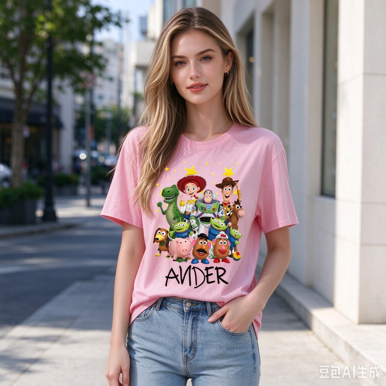 2026 Cotton Cartoon Print Short-Sleeve T-Shirt for Boys, Girls, Children - High-Quality Top, Toy Story Fashion Pattern Clothing