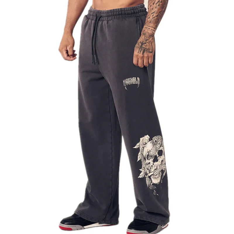 2024 New Men's jogging pants Cotton baggy pants neutral breathable baggy outdoor pants fashion design jogging pants sweatpants