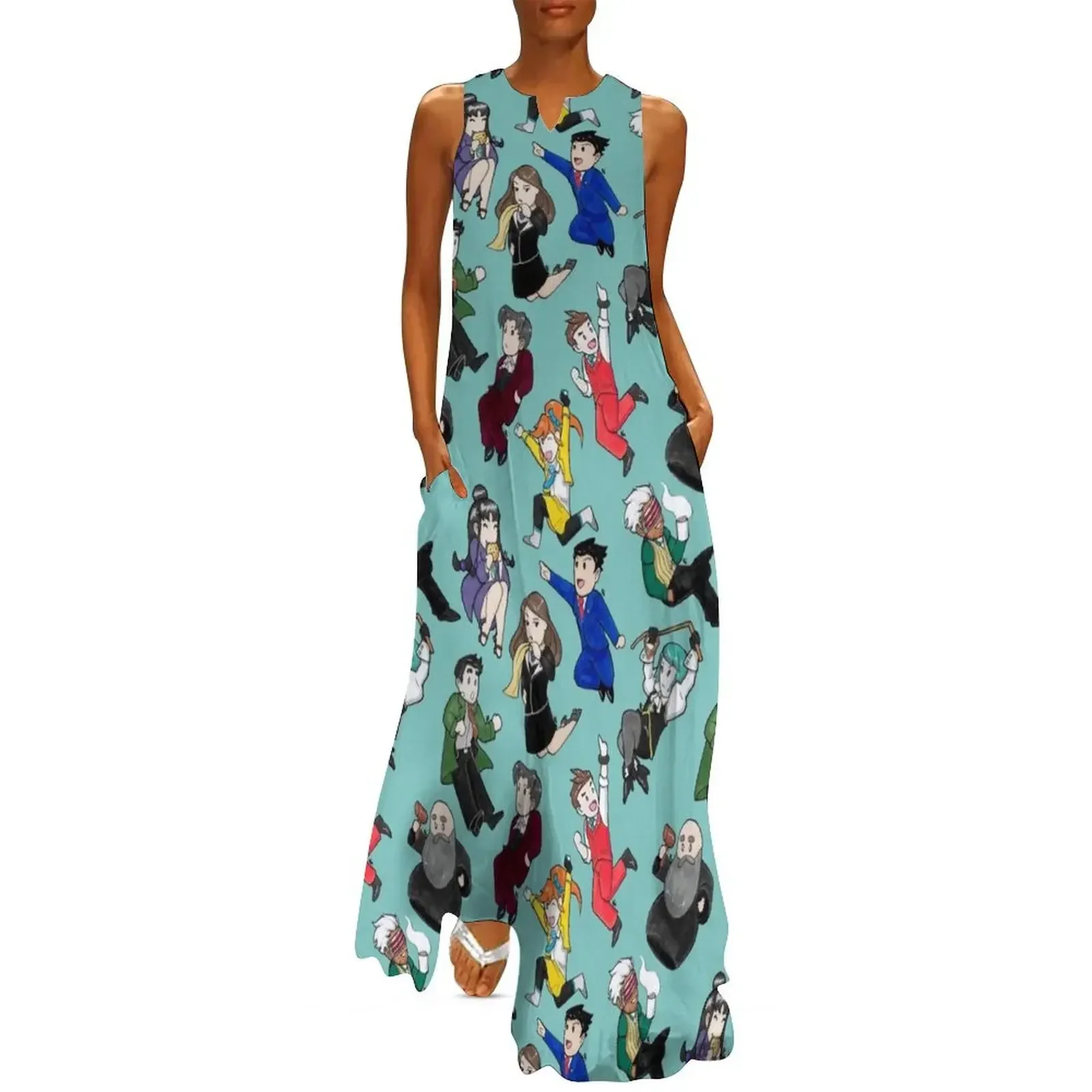 

Ace Attorneys Long Dress dress women elegant luxury sensual sexy dress for women Women's dresses dresses women summer 2025