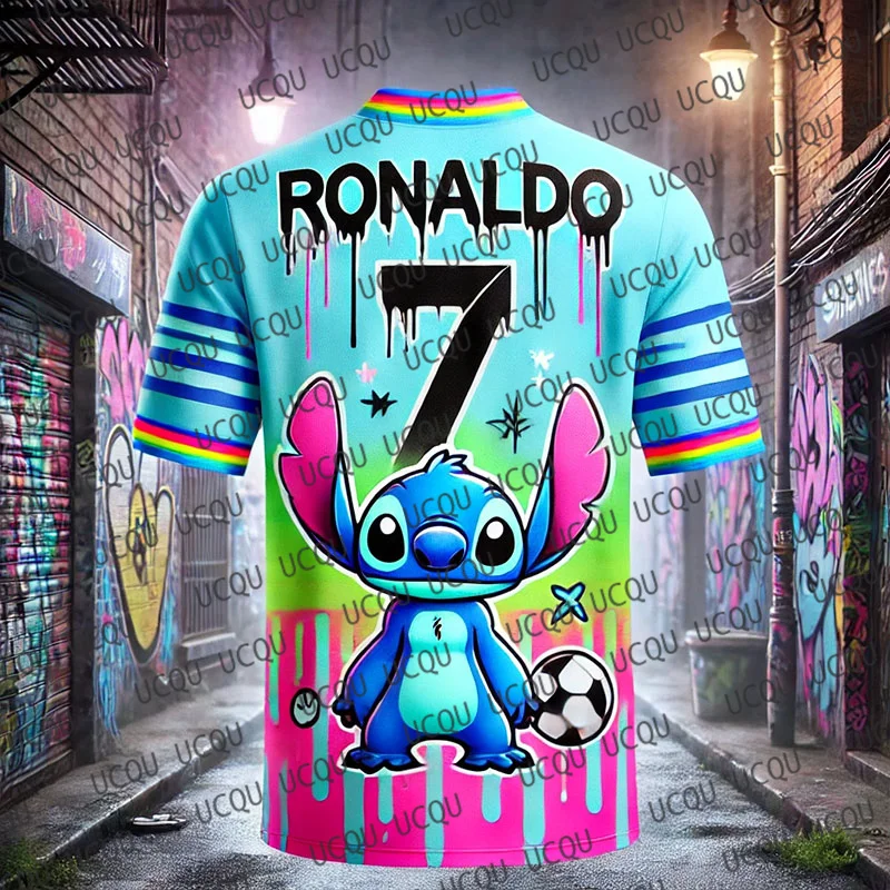 

2025Special Edition Graffiti Football Jersey # 7 Soccer Jersey Training Uniform Breathable Oversize Unisex Training Tshirt