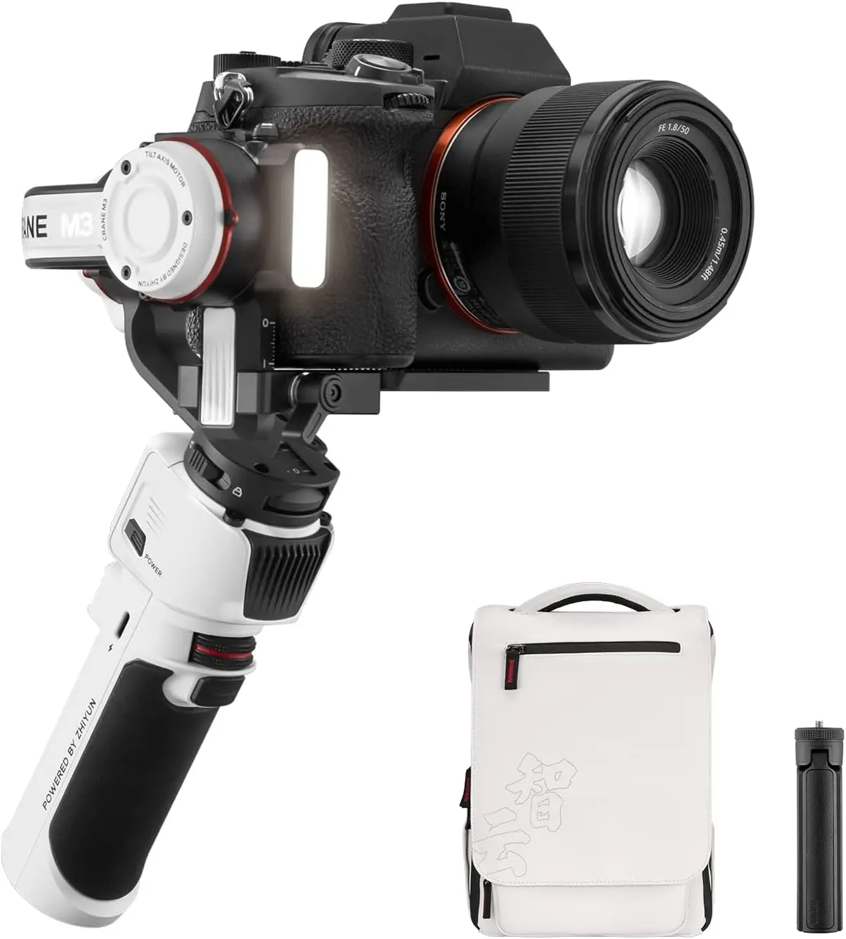 

Zhiyun Crane M3 Combo Handheld 3-Axis Camera Gimbal Stabilizer, Gimbal Stabilizer for Mirrorless Camera, Gopro, Action Camera