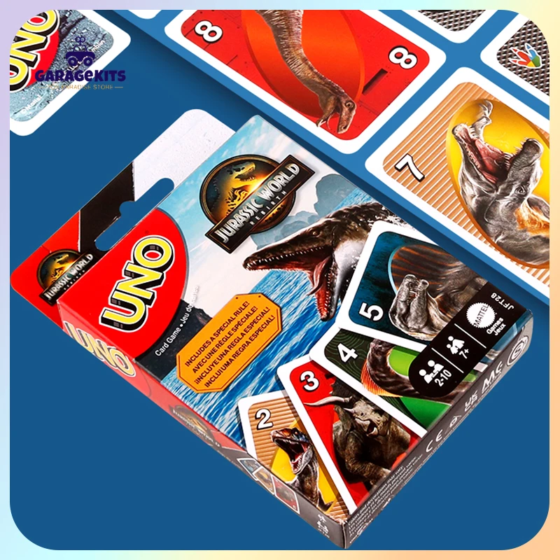 

Jurassic World Rebirth Card Game Toys Dinosaur Anime Figures Funny Activities Toys Collectible Uno Trendy Birthday Gift For Boys