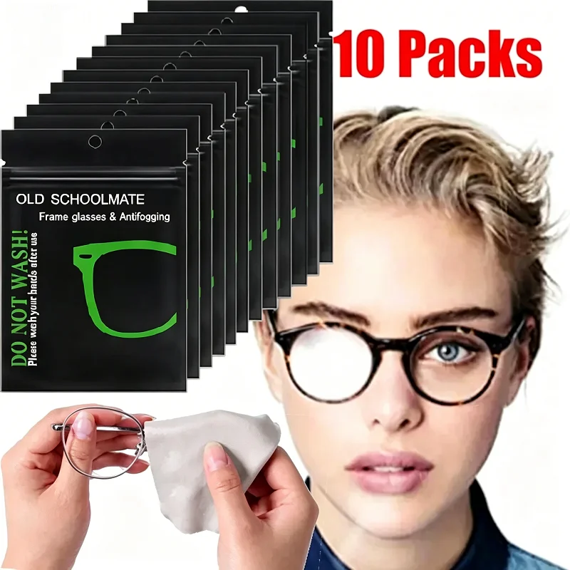 10pcs Anti-fog Suede Glasses Cloth Reusable Microfiber Anti-fog Cloth Lens Anti-fog Mobile Phone Camera Lenses Screen Clean