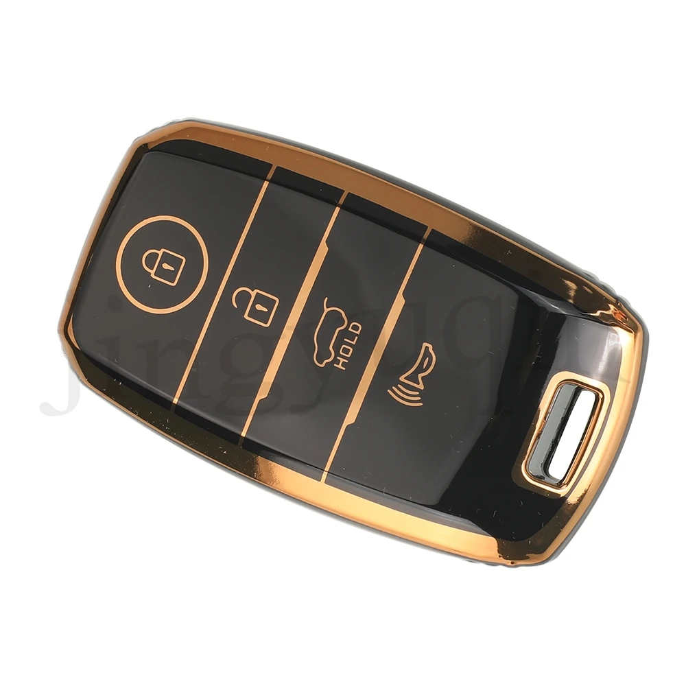 jingyuqin Soft TPU Car Key Fob Case For Kia Sedona Grand Carnival Snugly Sorento Doule Carnival Sportage Cerato K3 K4 K5 Optima