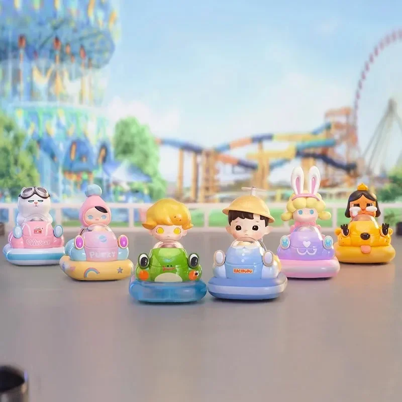 

POP MART POPCAR бампер автомобильная серия слепая коробка игрушки Kawaii аниме фигурка-сюрприз Mystery Box куклы подарок для девочек