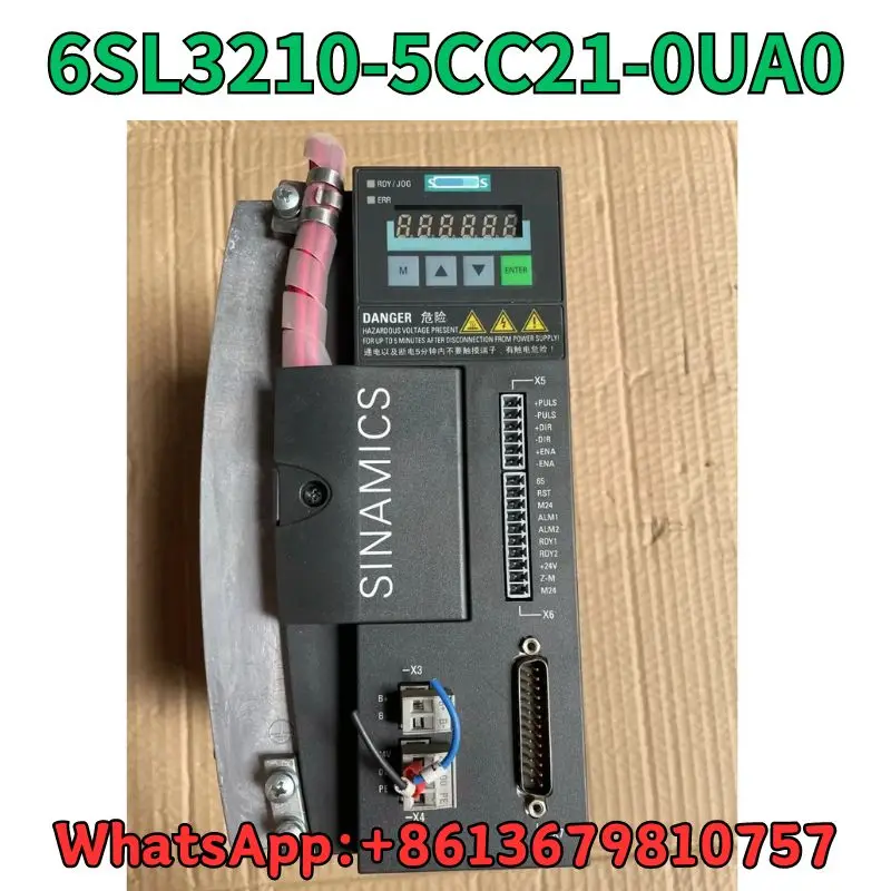 

Used Servo driver 6SL3210-5CC21-0UA0 test OK Fast Shipping