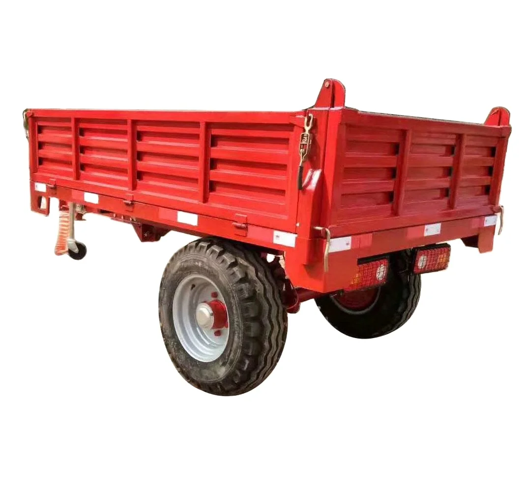 （Factory Direct Sale）Hot Sale Agricultural Transport Trailer Dump Farm Tipping Trailer
