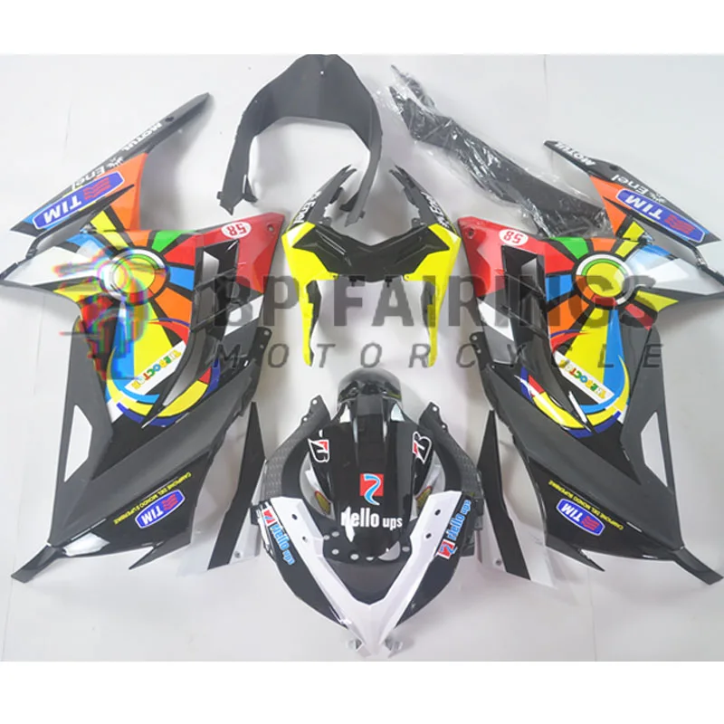 New ABS Injection Molding Fairings Kits Fit For Ninja300 EX300 ZX-3R ZX3R 2013 2014 2015 2016 2017 Bodywork Set Black