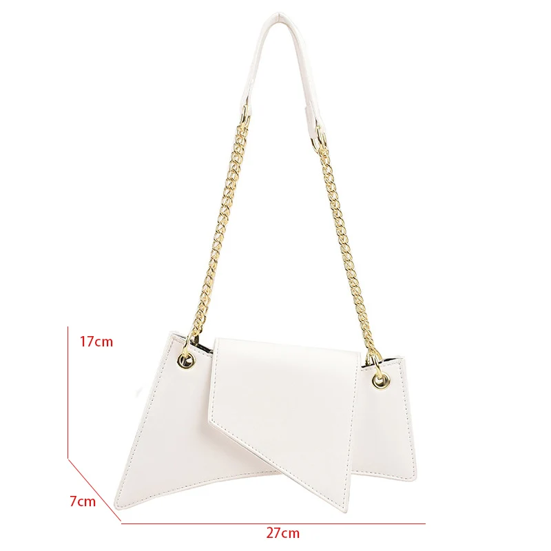 Cute Bags For Women Small Pu Leather Underarm Shoulder Bag Luxury Designer Handbags And Purse Women Chain Fashion Bag Sac A Main