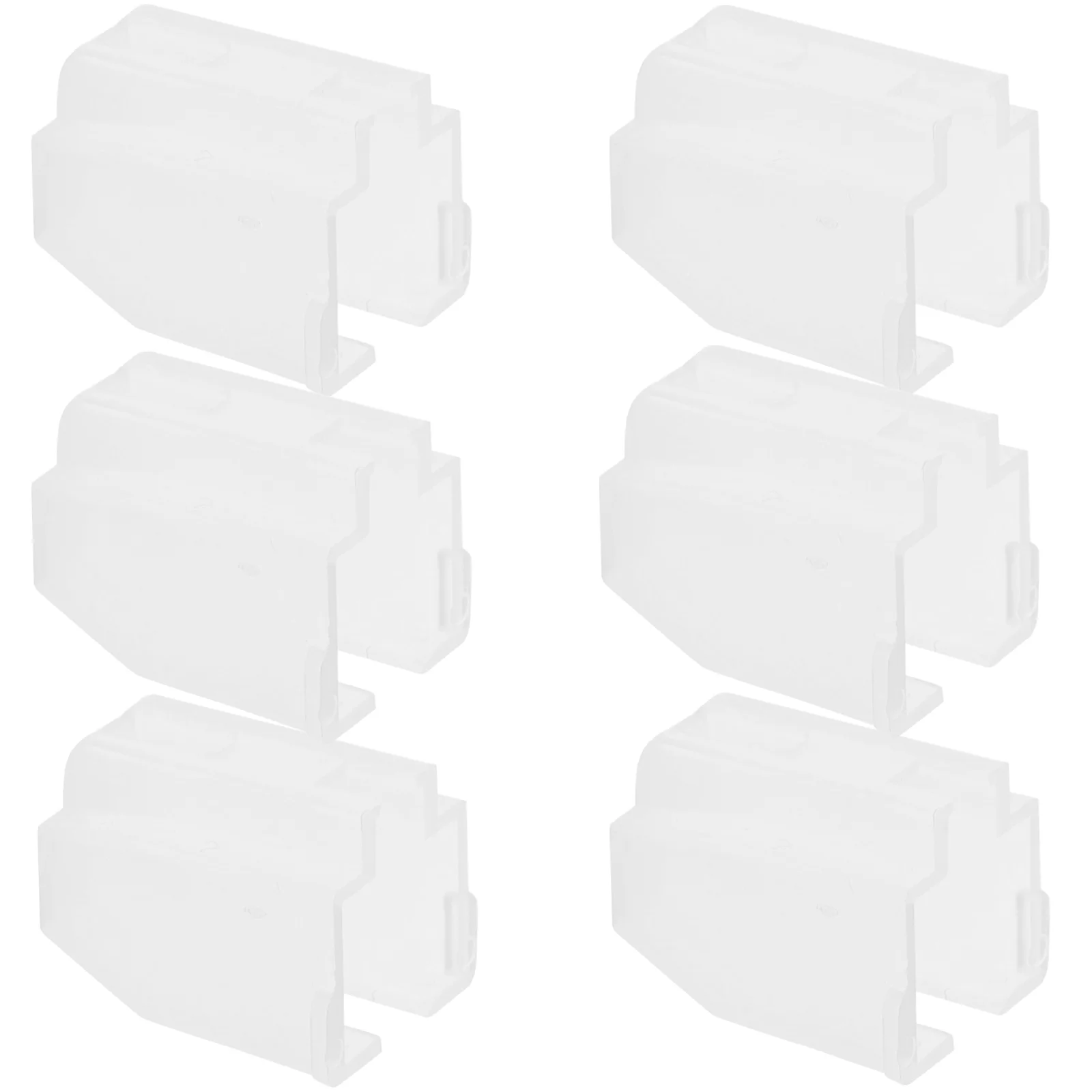 

6pcs Stylus Protective Cover for Record Needle Player Turntable Case Plastic Dust Cover Protector Long Term Usage Static