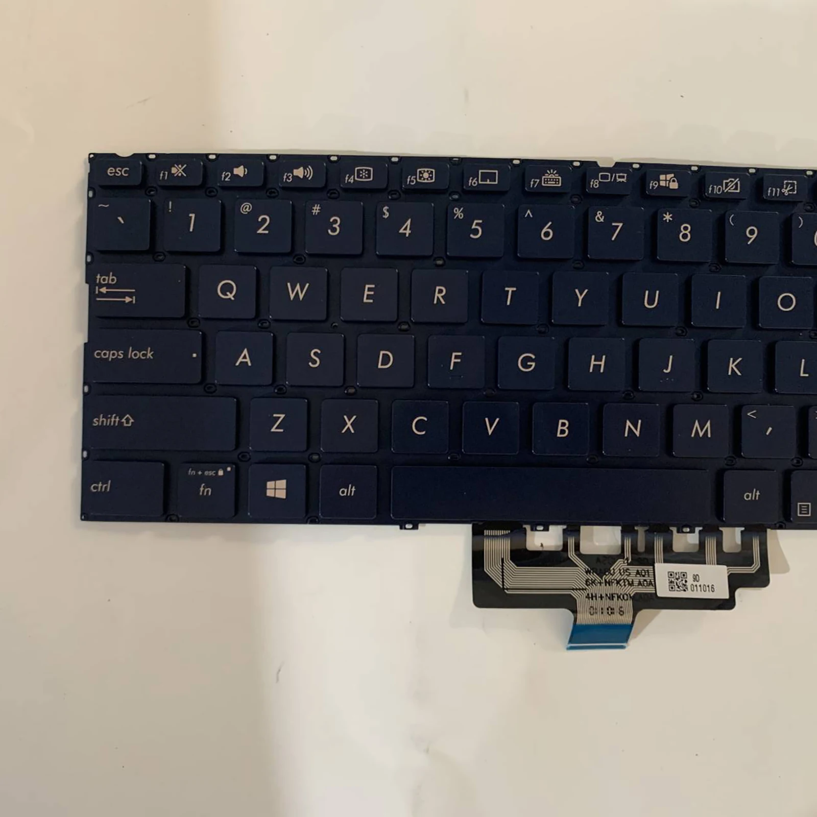 لوحة مفاتيح الكمبيوتر المحمول تخطيط الولايات المتحدة لـ Asus ZenBook 14 UX434 UX434F UX434FA UX434FL #5
