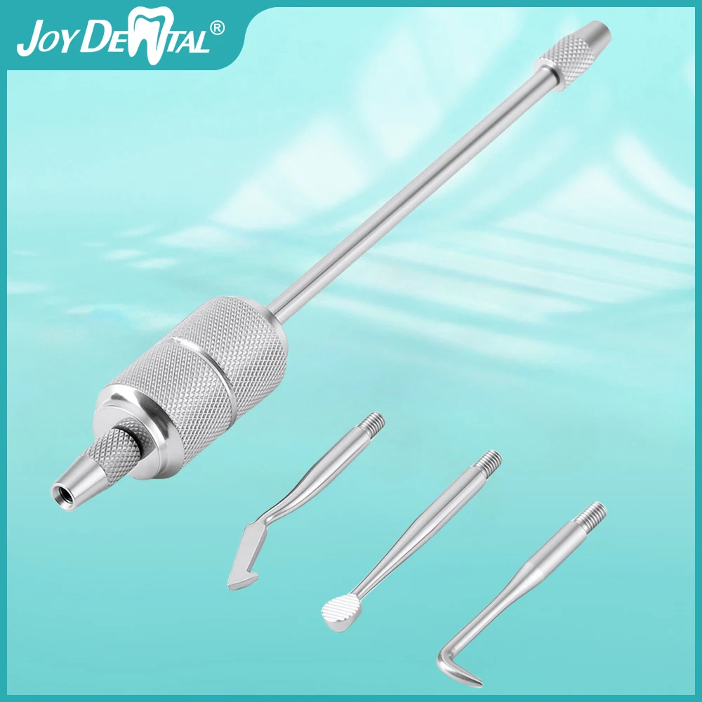 

1 комплект, стоматологический ручной инструмент для снятия короны из нержавеющей стали, инструмент для снятия коронки с ручным управлением с 3 наконечниками AZDENT