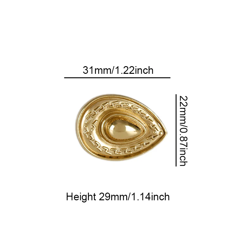 HOT 8PCS Solid Brass Water-drop Shape Furniture Handles Drawer Knobs Cupboard Wardrobe Closet Dresser Cabinet Door Pulls Knobs