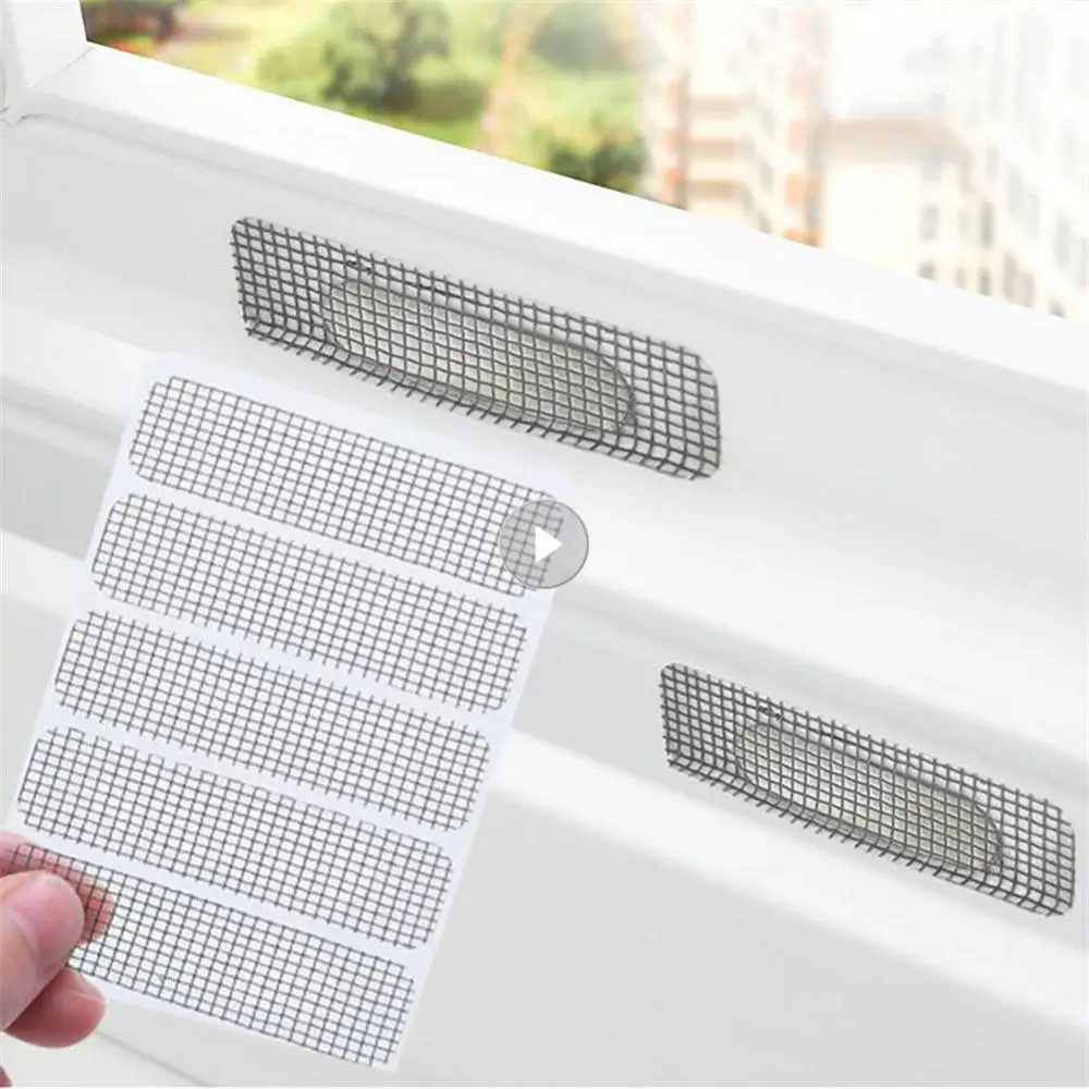 Anti Mosquito Net Fly Bug Window Repair Accessories Fix Net Mesh Adhesive Mosquito Screen Net Door Window Wall Patch Stickers