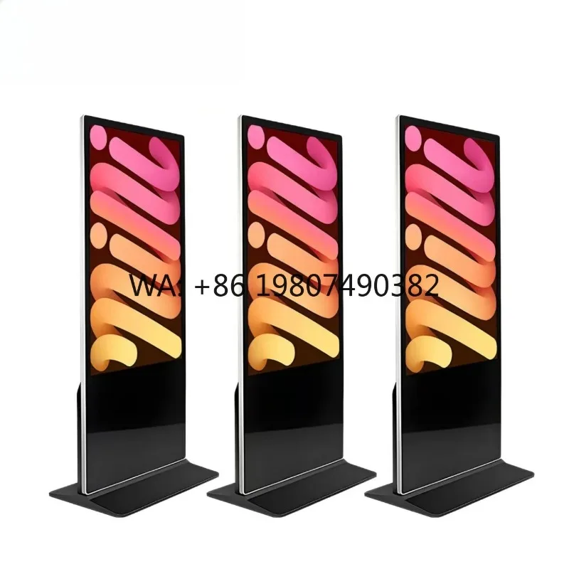 

43 50 55 65 Inch Vertical LCD Touch Screen Totem Stand Indoor Commercial Digital Panel Mall Advertising Display Signage
