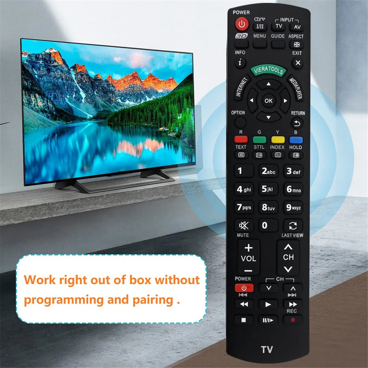 A57G-N2QAYB000747 Replace Remote Control for Panasonic TH-L22X20A TH-L22X25A TV
