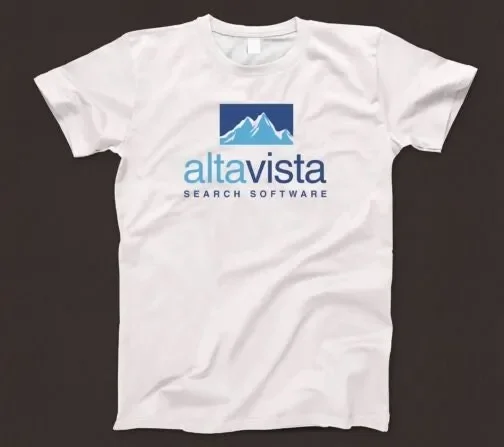 Alta Vista T Shirt 700 Retro White
