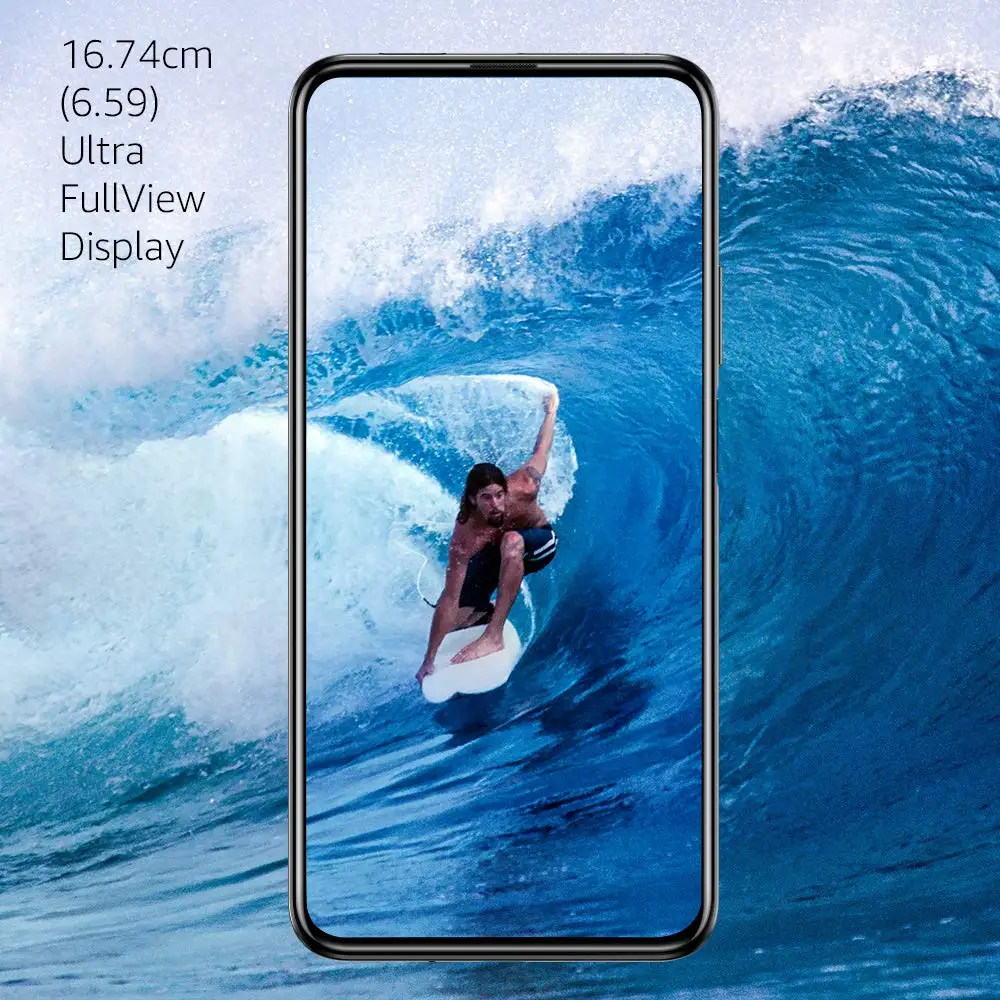 Huawei-y9s versão global, 6gb, 128gb, câmera tripla 48mp, triplo ai, montado na lateral, impressão digital, kirin 710f, 4000mah