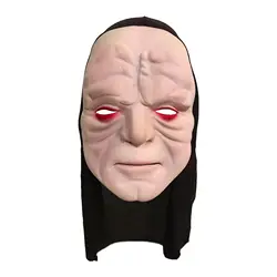 Sheev Palpatine Latex Full Face Mask Halloween Cosplay Costume Accessories For Adult