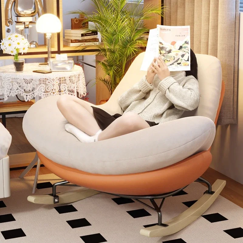 Household GoodsRocking Chair Reclining Chair Adult Sleeping Living Room Lazy Sofa Balcony Leisure Chair Bedroom Happy Chair